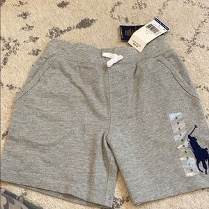 Ralph Lauren boys gray terry shorts